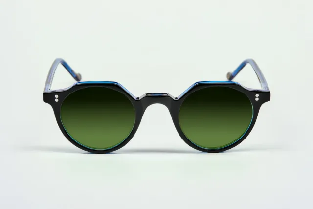 Lesca Black Edition Heri occhiali da vista Noir Bleu acetato