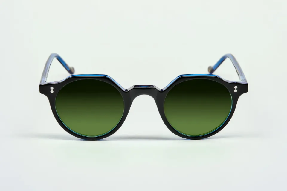 Lesca Black Edition Heri occhiali da vista Noir Bleu acetato
