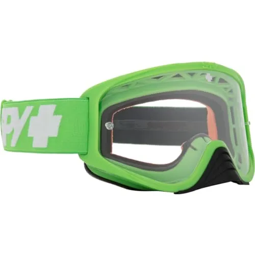 Spy Woot MX maschera moto verde Lexan antigraffio