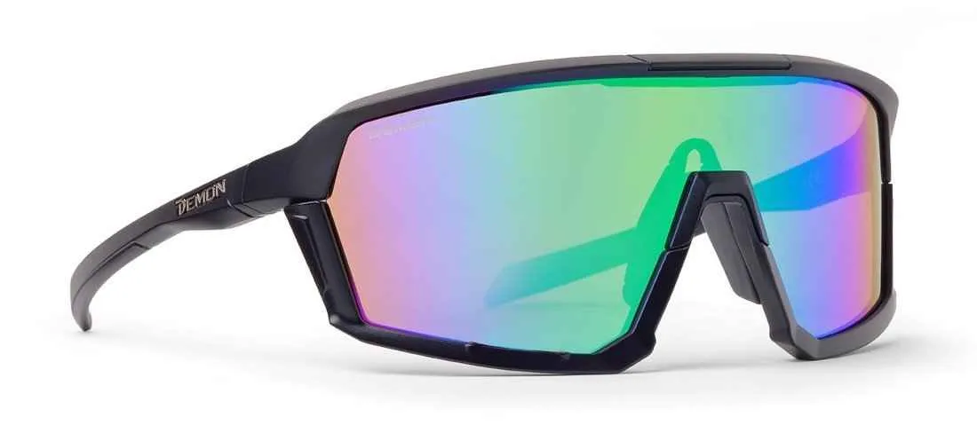 Demon Gravel occhiale montagna cat.3 Matt Black Purple