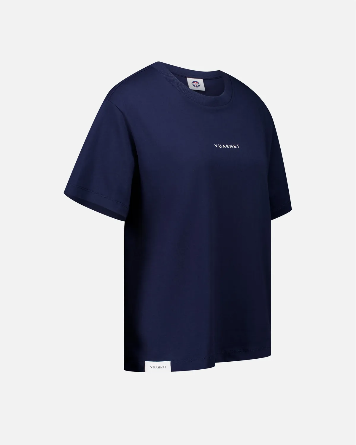 Vuarnet Logo t-shirt donna blu navy cotone bio