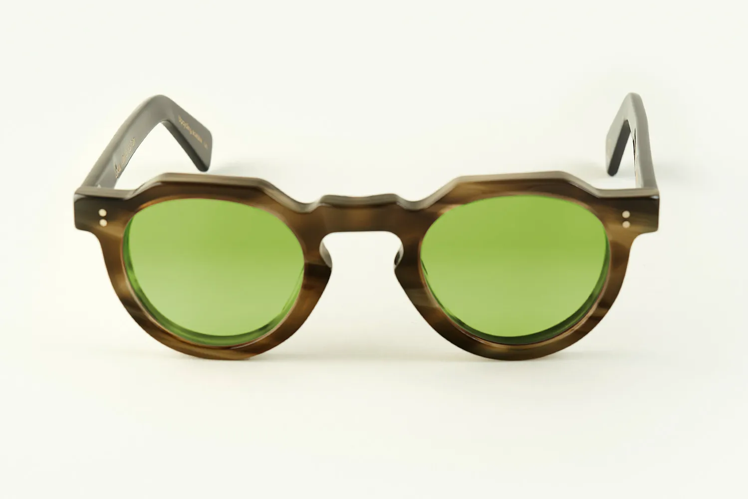Lesca Upcycling Crown montatura da vista Corne 8mm acetato