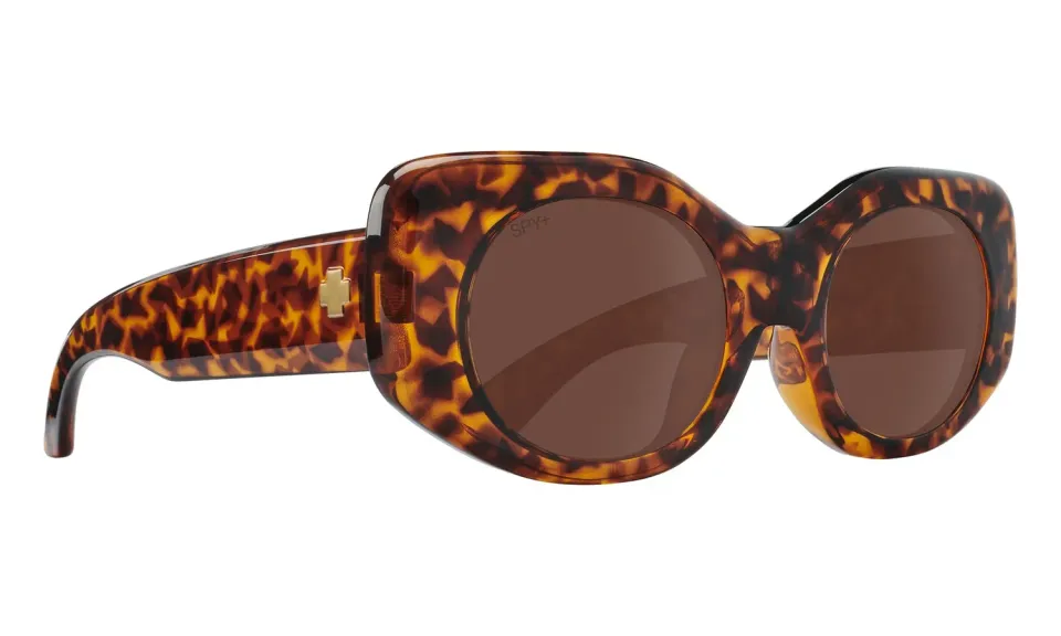Spy Hangout Occhiale da Sole Marrone Vintage