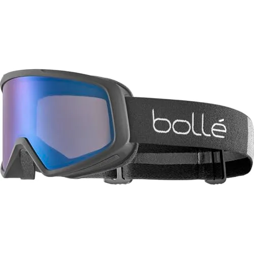 Bollé Bedrock Plus maschera sci Black Matte Bronze Blue antiappannante