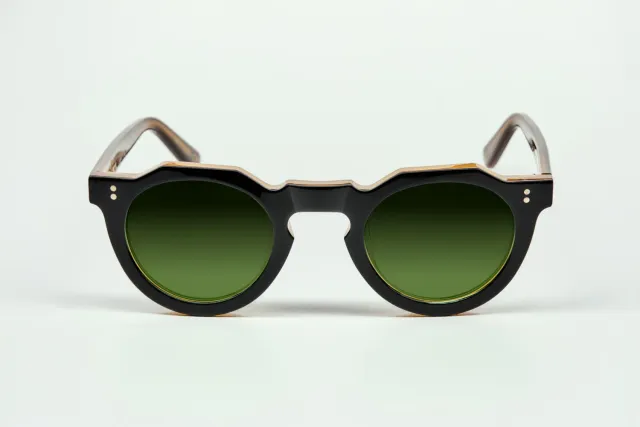 Lesca Black Edition Pica montatura da vista Noir Miel acetato