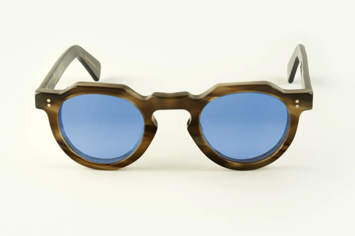Lesca Upcycling Crown montatura da vista Corne 8mm acetato