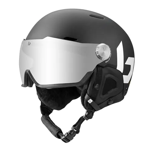 Bollé Might Visor casco sci bianco con visiera