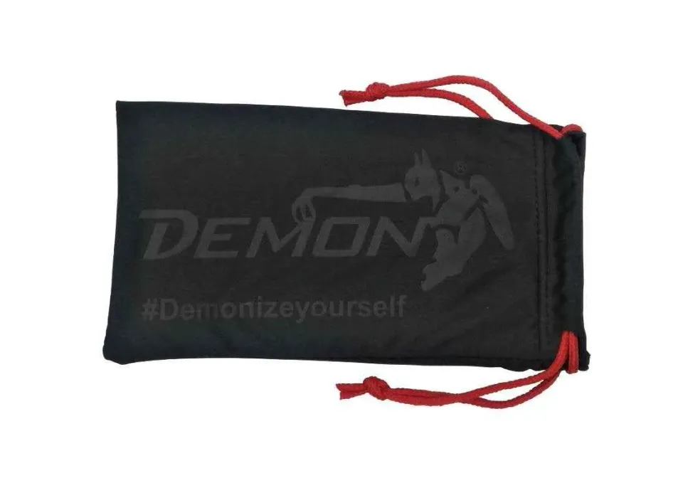 Demon custodia microfibra nera occhiali sportivi