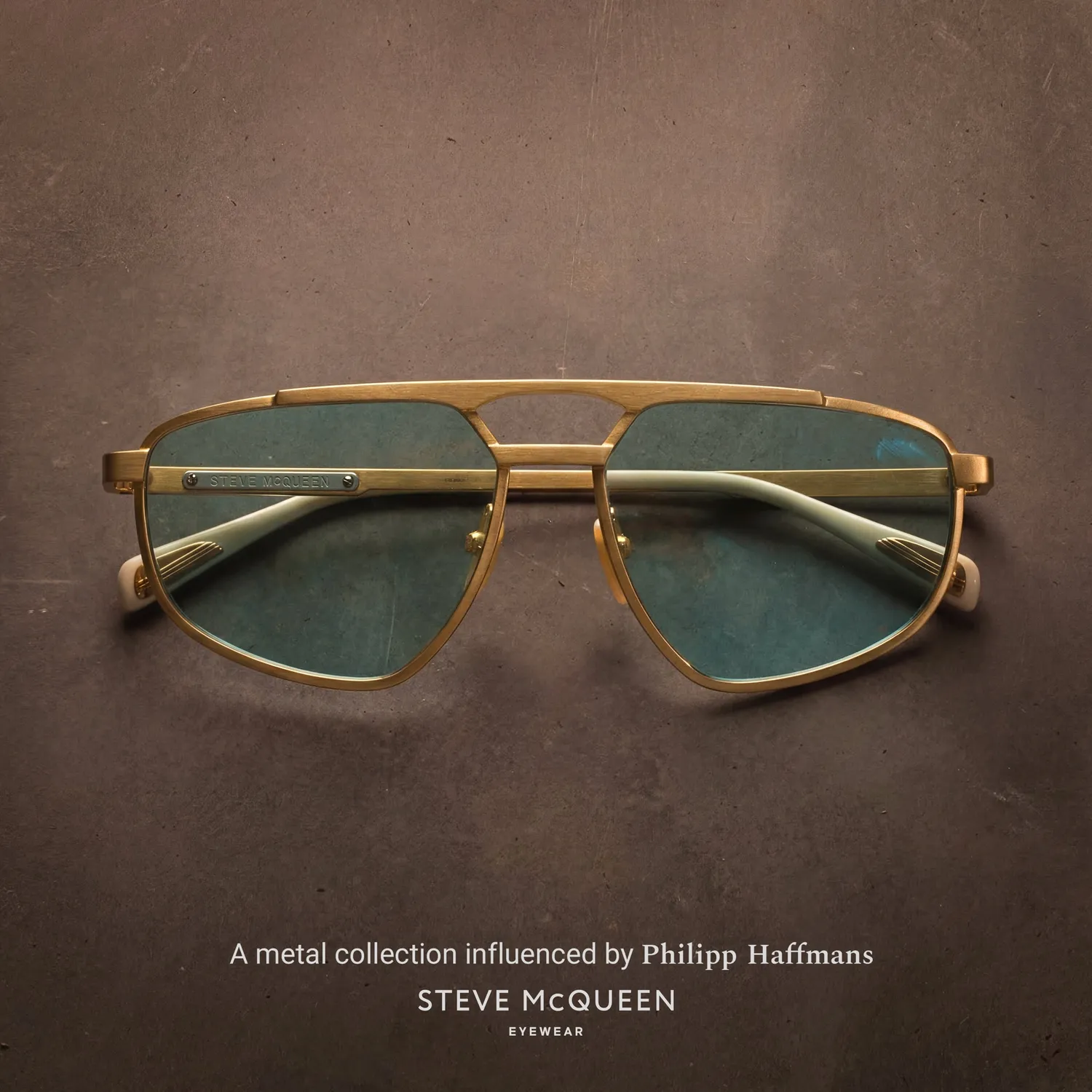 Steve McQueen Iconic Magnetic occhiale navigator oro