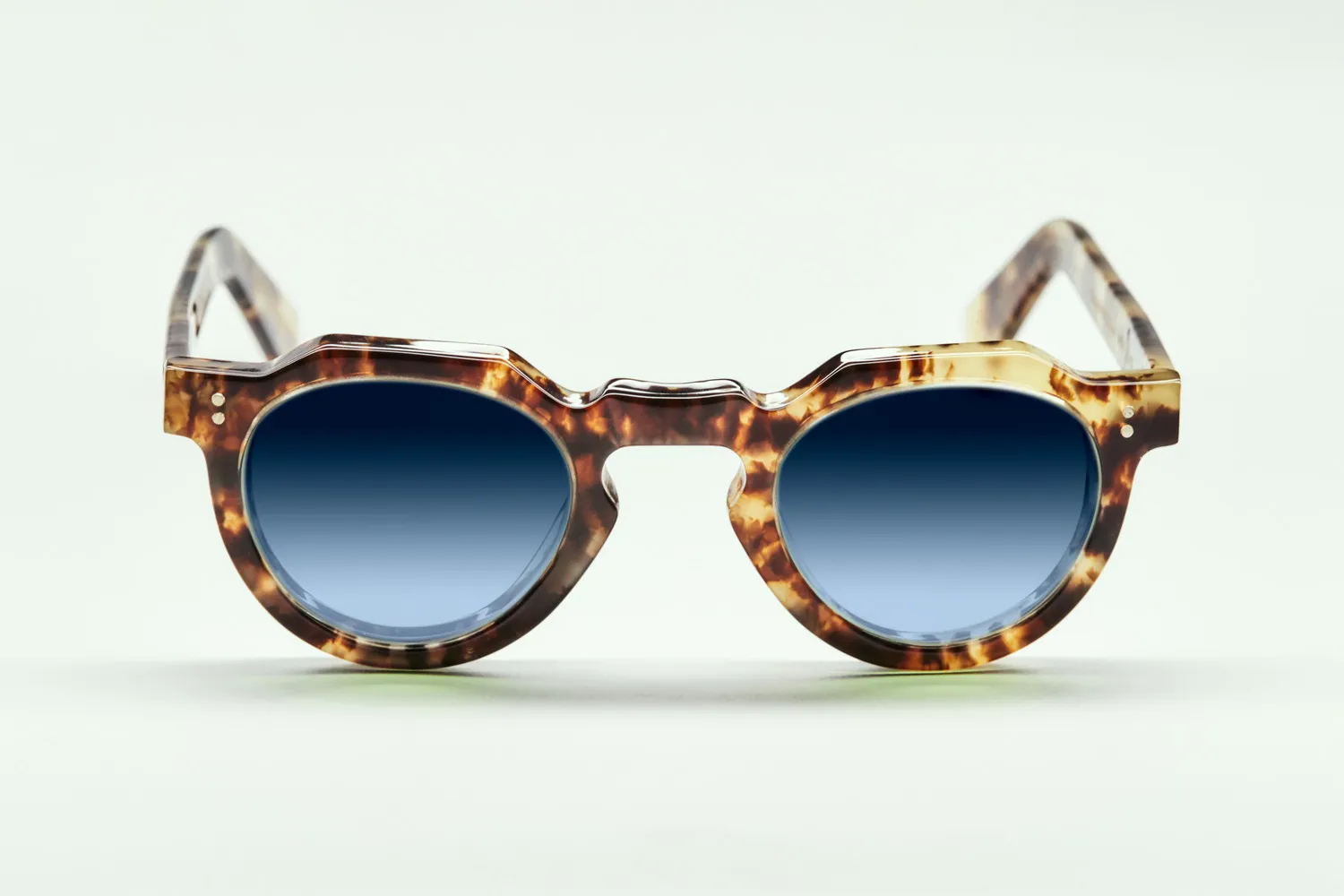 Lesca Upcycling Crown occhiali da vista Tigré 8 mm acetato