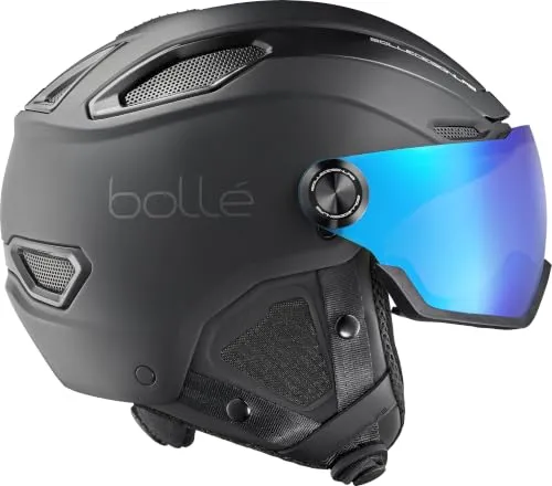 Bollé Casco Bici Nero Blu Taglia Unica Strada