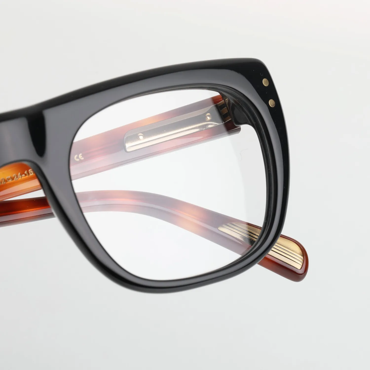 Steve McQueen Classic San Francisco montatura da vista nero tartarugato