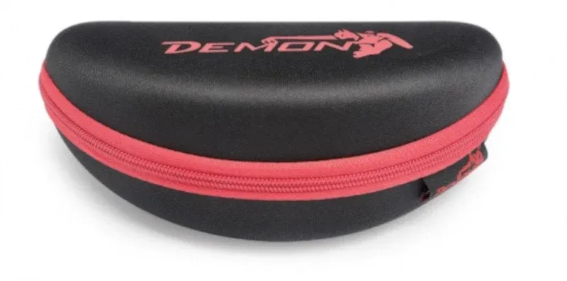 Demon Hard Case custodia rigida occhiali nero rosso