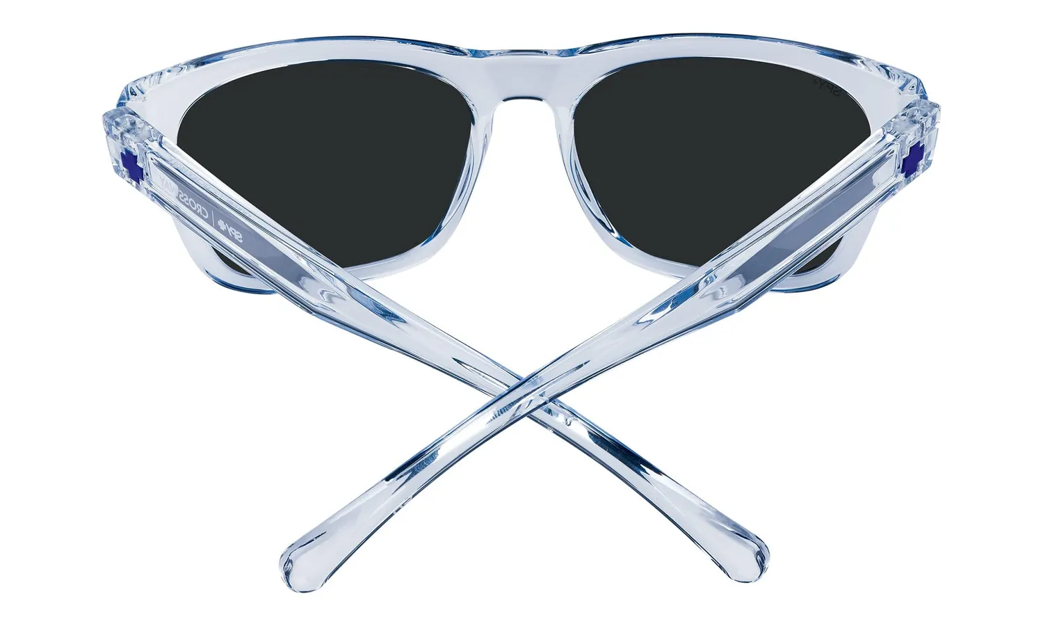 Spy Crossway occhiali sole quadrati azzurri specchiati