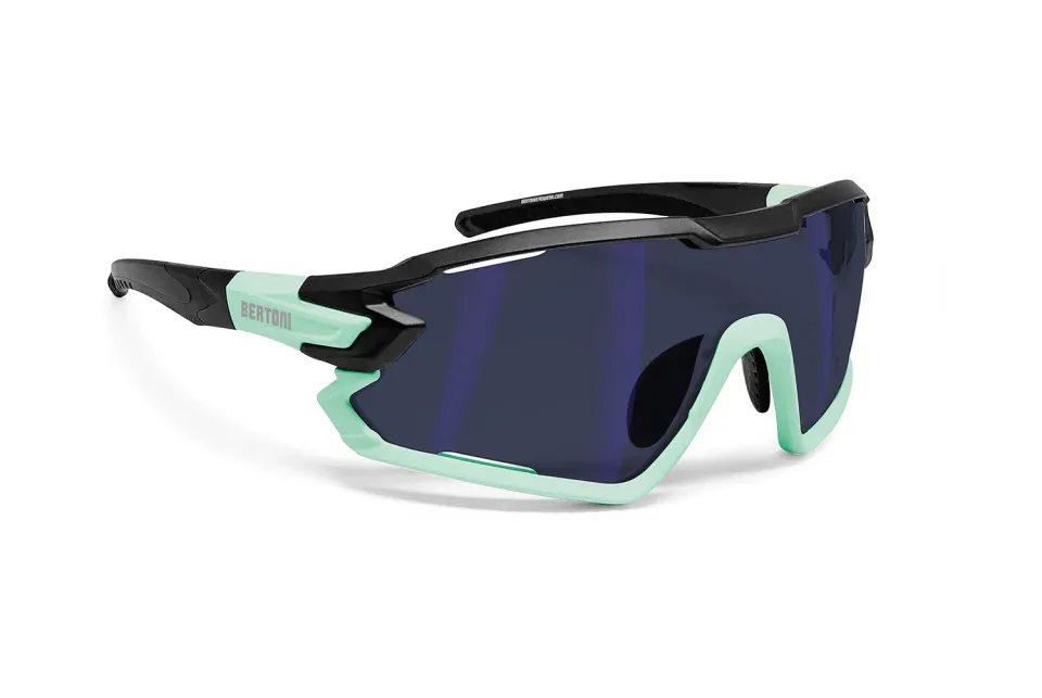 Bertoni Quasar occhiali ciclismo fotocromatici antiappannanti