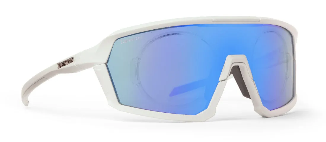 Demon Gravel occhiali sportivi vista Magenta con clip ottica