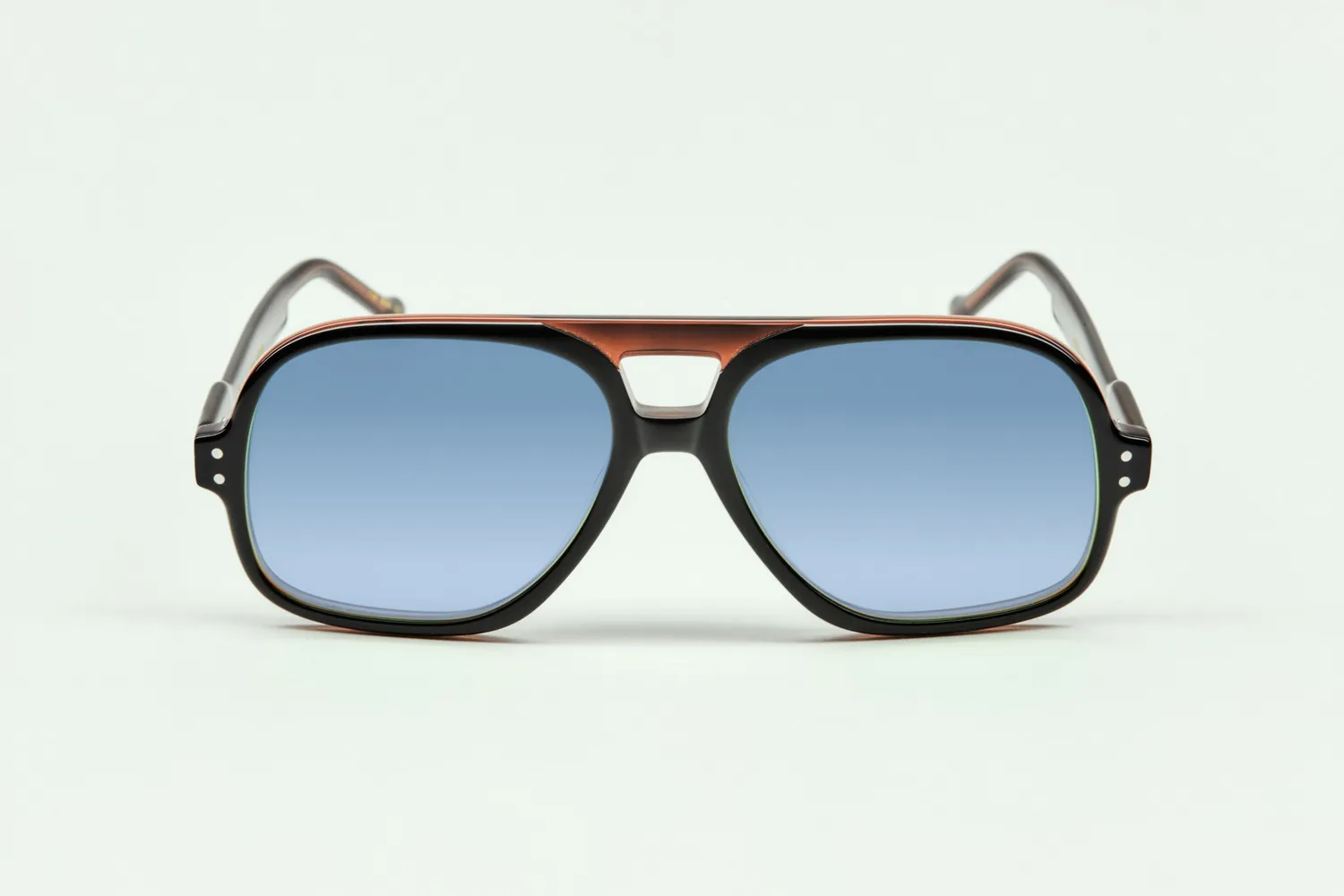 Lesca La Collection Lotus montatura da vista Black Brun acetato