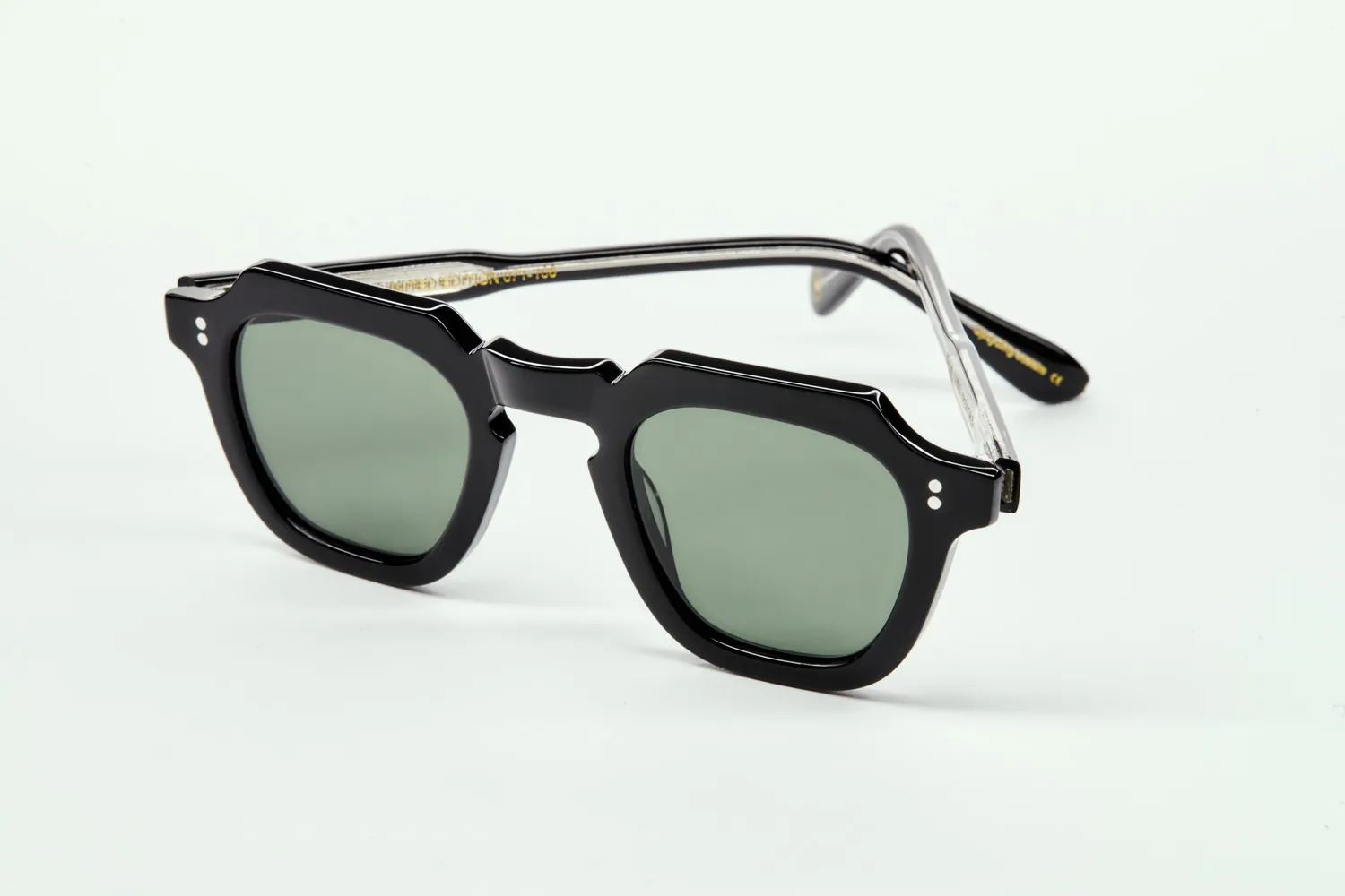 Lesca Upcycling Adok montatura Noir acetato