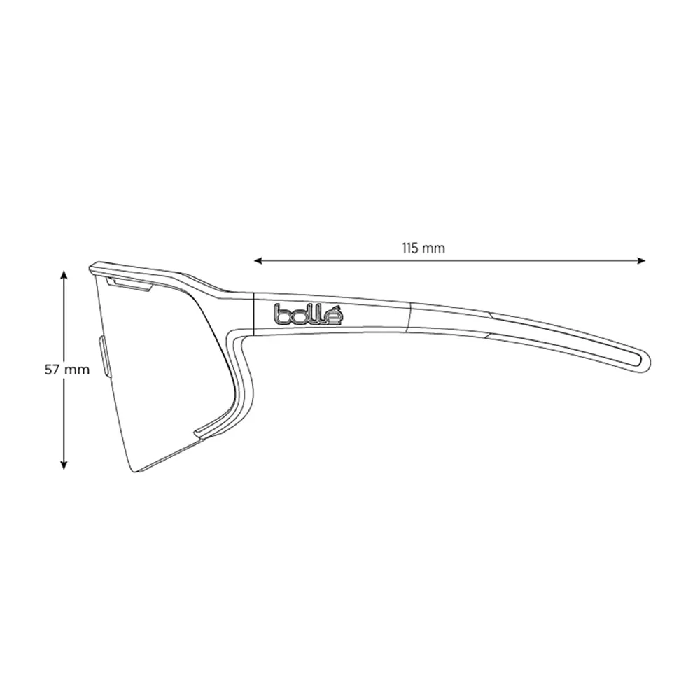 Bollé Speedchaser occhiale da sole ciclismo bianco