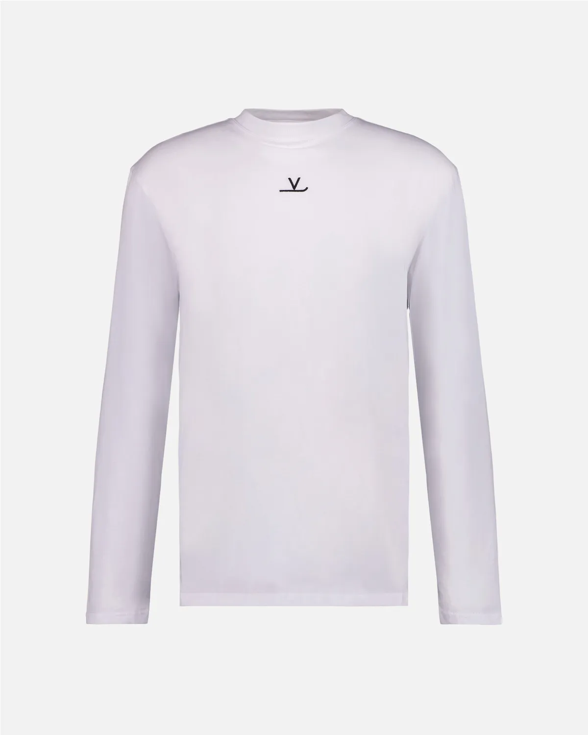 Vuarnet Signature t-shirt manica lunga bianca cotone
