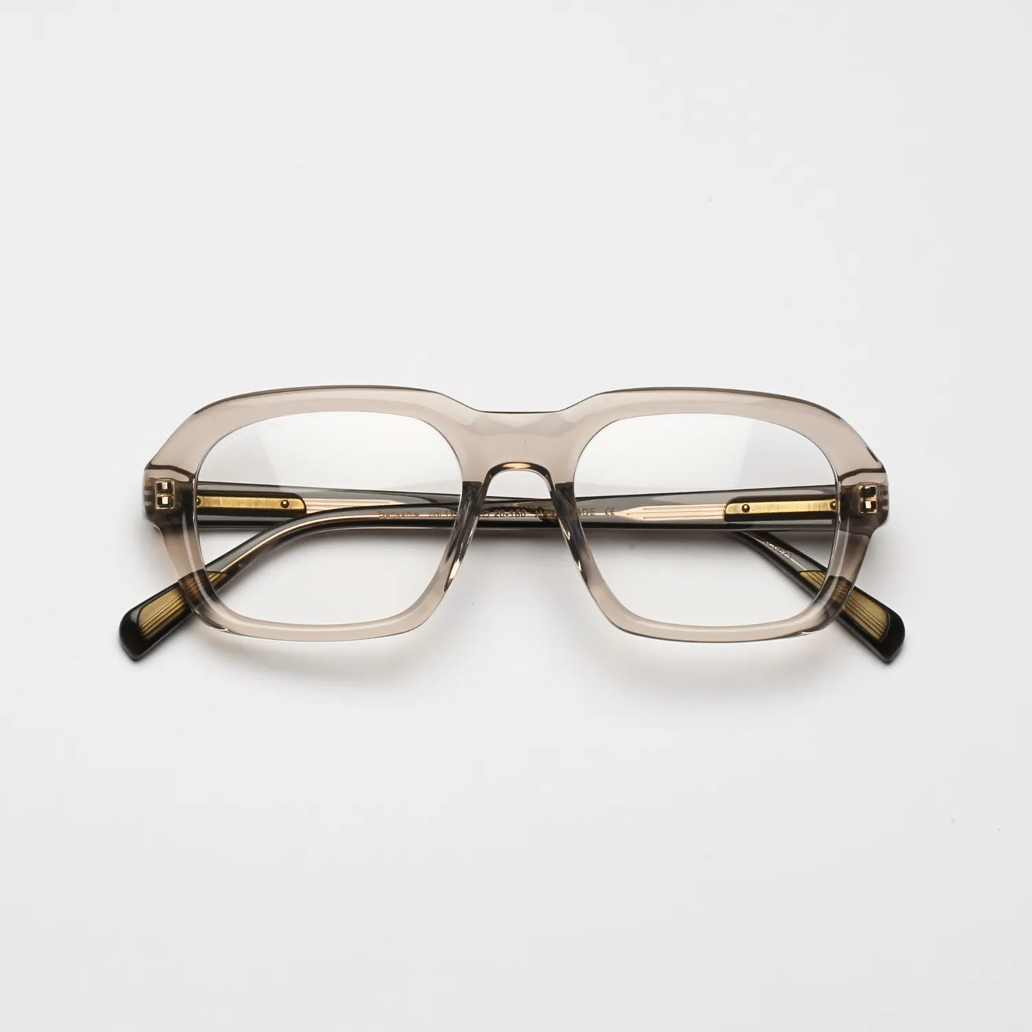 Steve McQueen Iconic Bankable montatura oversize champagne