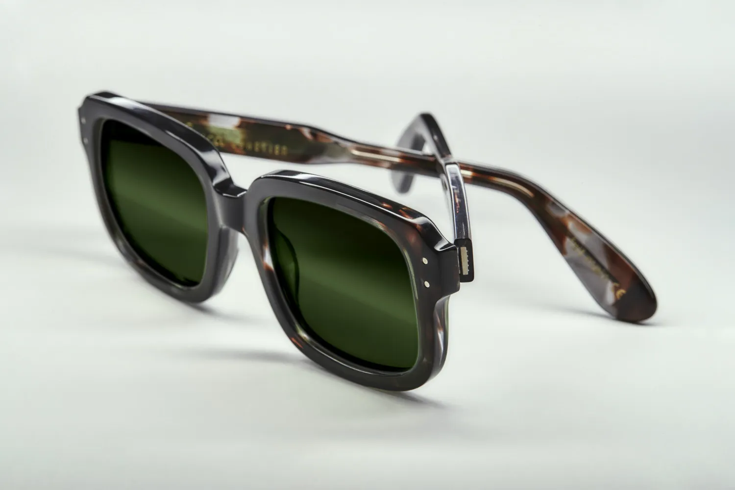 Lesca Collection Dude occhiale grigio acetato