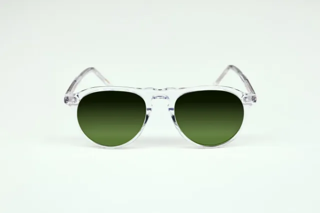 Lesca La Collection Tony montatura da vista crystal acetato