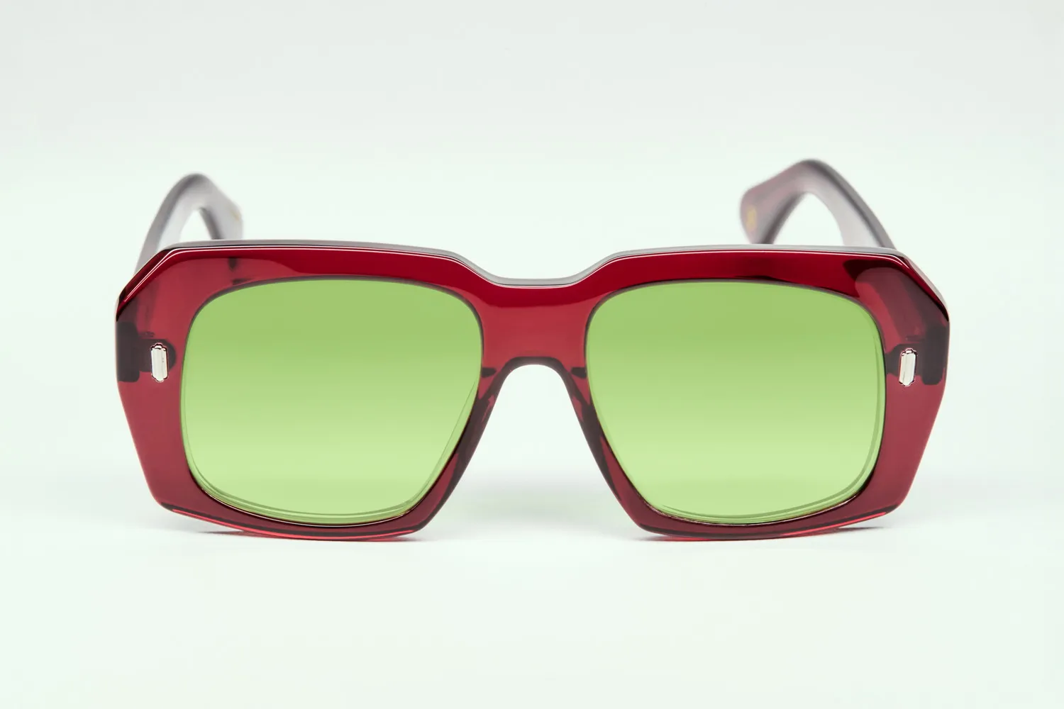 Lesca Bird Rouge Vermillon occhiali rossi sole