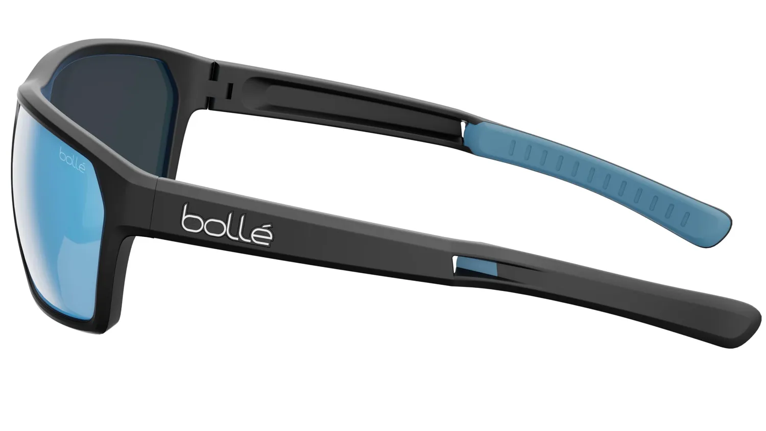 Bollé Terrus occhiali da sole nero blu cielo polarizzati S/M
