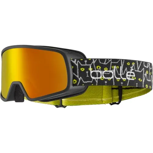 Bollé Nevada Jr maschera sci bimbi nera Sunrise taglia S