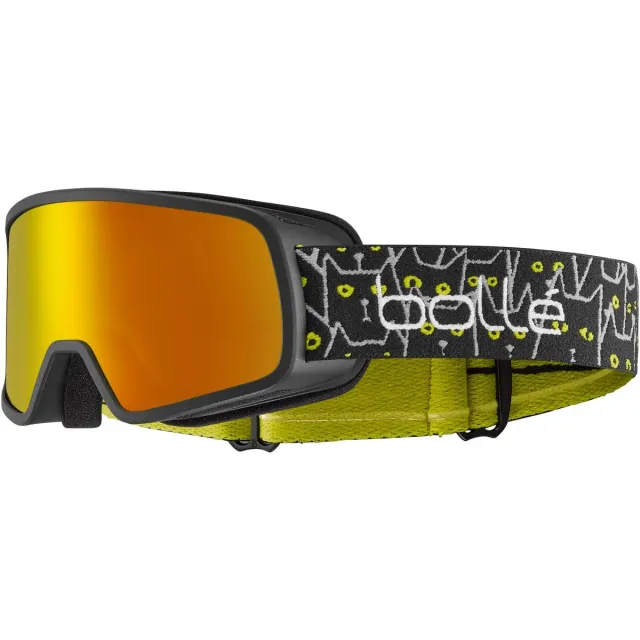Bollé Nevada Jr maschera sci bimbi nera Sunrise taglia S