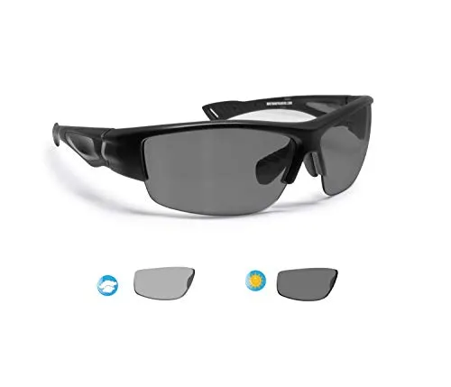 Bertoni P1001FTA occhiali ciclismo polarizzati nero