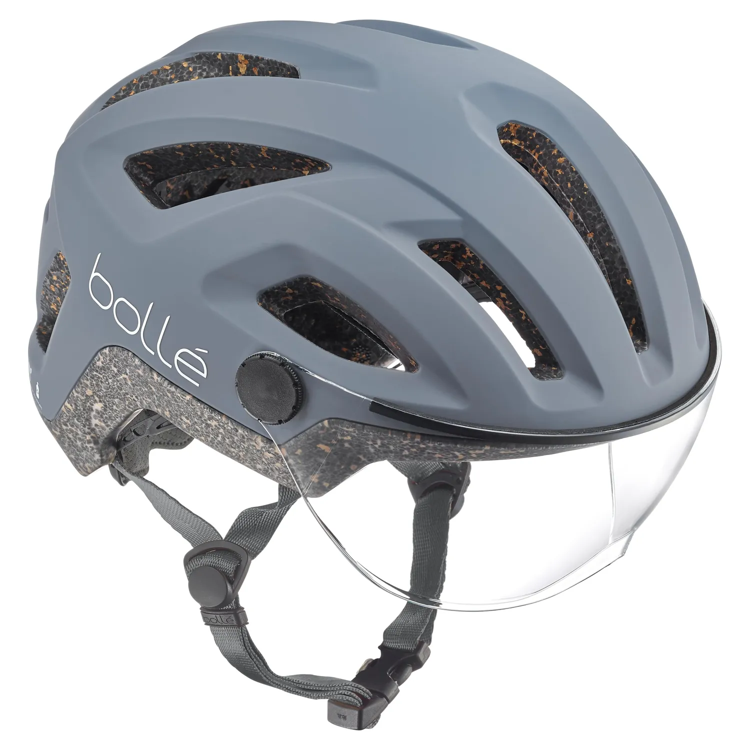 Bollé React Visor casco bici con visiera grigio S