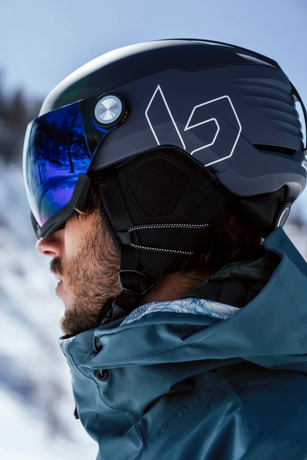 Bollé V-Ryft Pure casco sci visiera taglia S