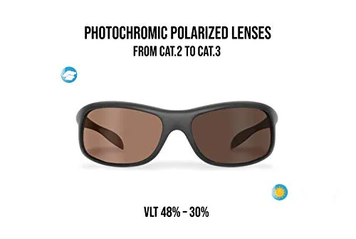 Bertoni P545FT occhiali running polarizzati fotocromatici