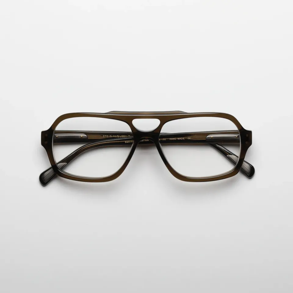 Steve McQueen Signature Sebring occhiali larghi neri