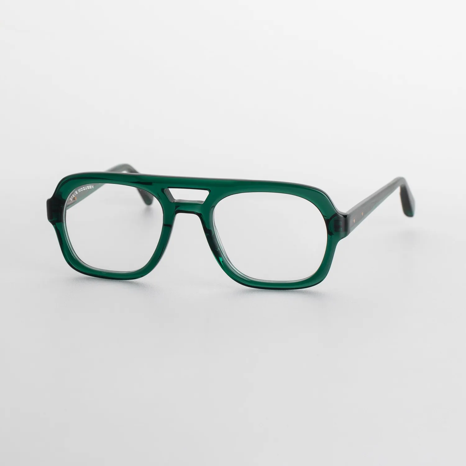 Steve McQueen Classic Limits montatura vista verde doppio ponte