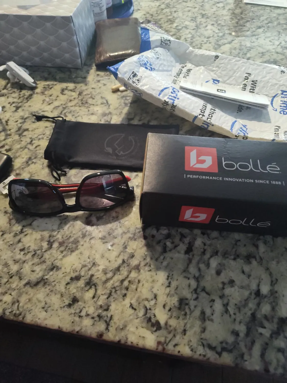 Bollé Reverence occhiali sole neri lifestyle