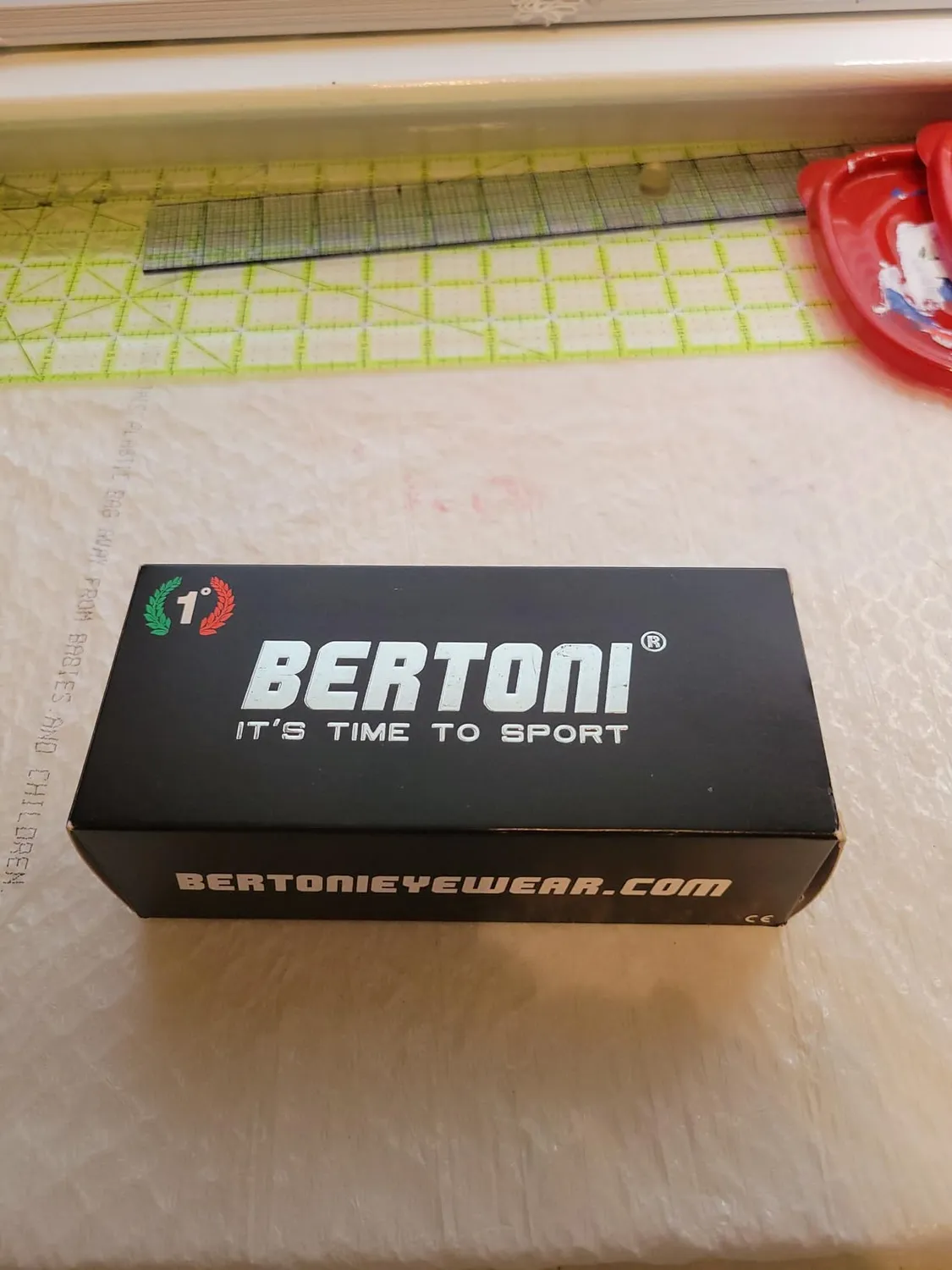 Bertoni AF100 occhiali sportivi vista clip nero