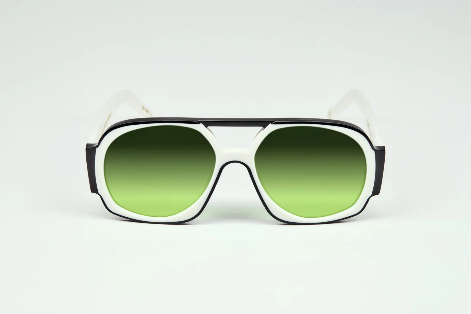 Lesca Tupac Black & White montatura da vista acetato