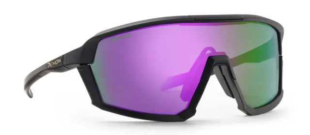 Demon Gravel occhiale montagna cat.3 Matt Black Purple