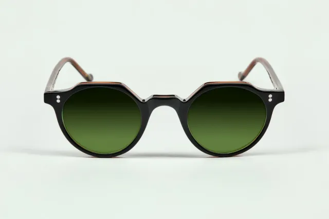 Lesca Black Edition Heri occhiali da vista nero marrone