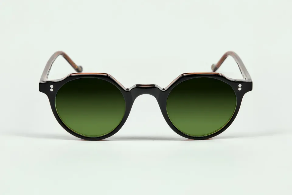 Lesca Black Edition Heri occhiali da vista nero marrone