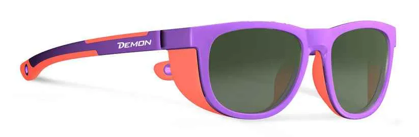 Demon Rock occhiali bimbo polarizzati 6-11 anni rosso