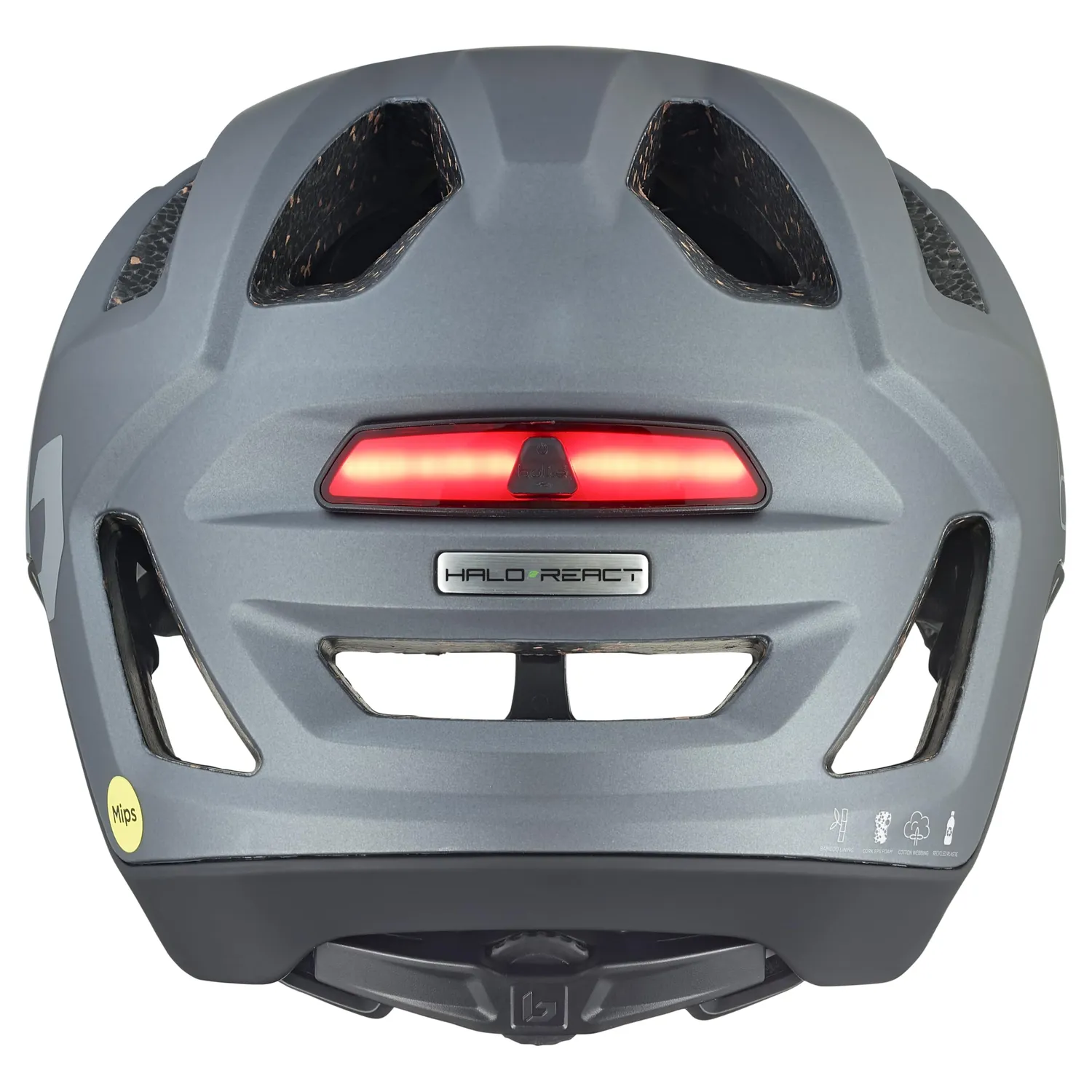 Bollé Halo React MIPS casco bici Titanium taglia M