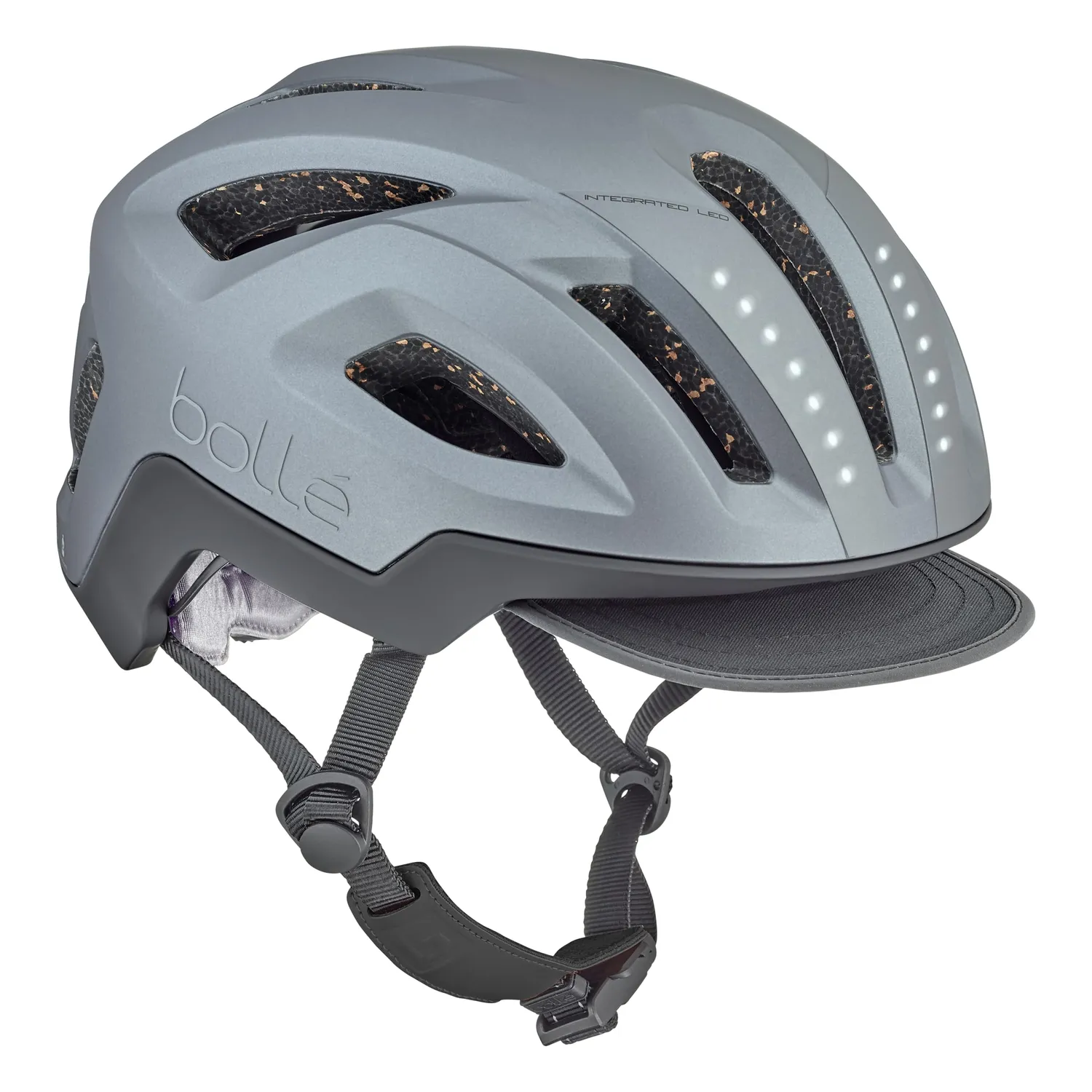 Bollé Halo React MIPS casco bici Titanium taglia M