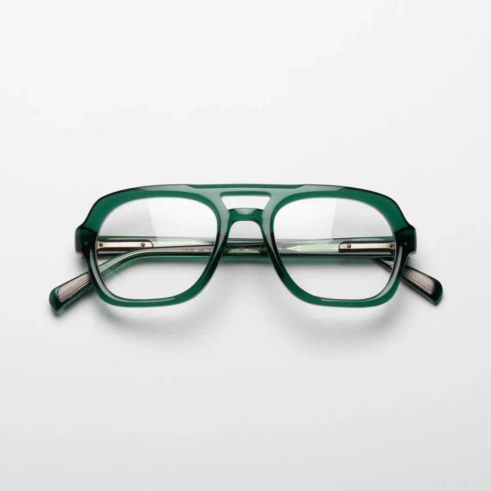 Steve McQueen Classic Limits montatura vista verde doppio ponte