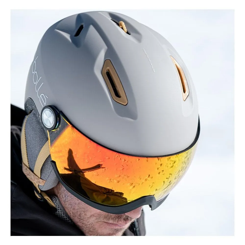 Bollé V-Atmos casco sci visiera beige S fotocromatico