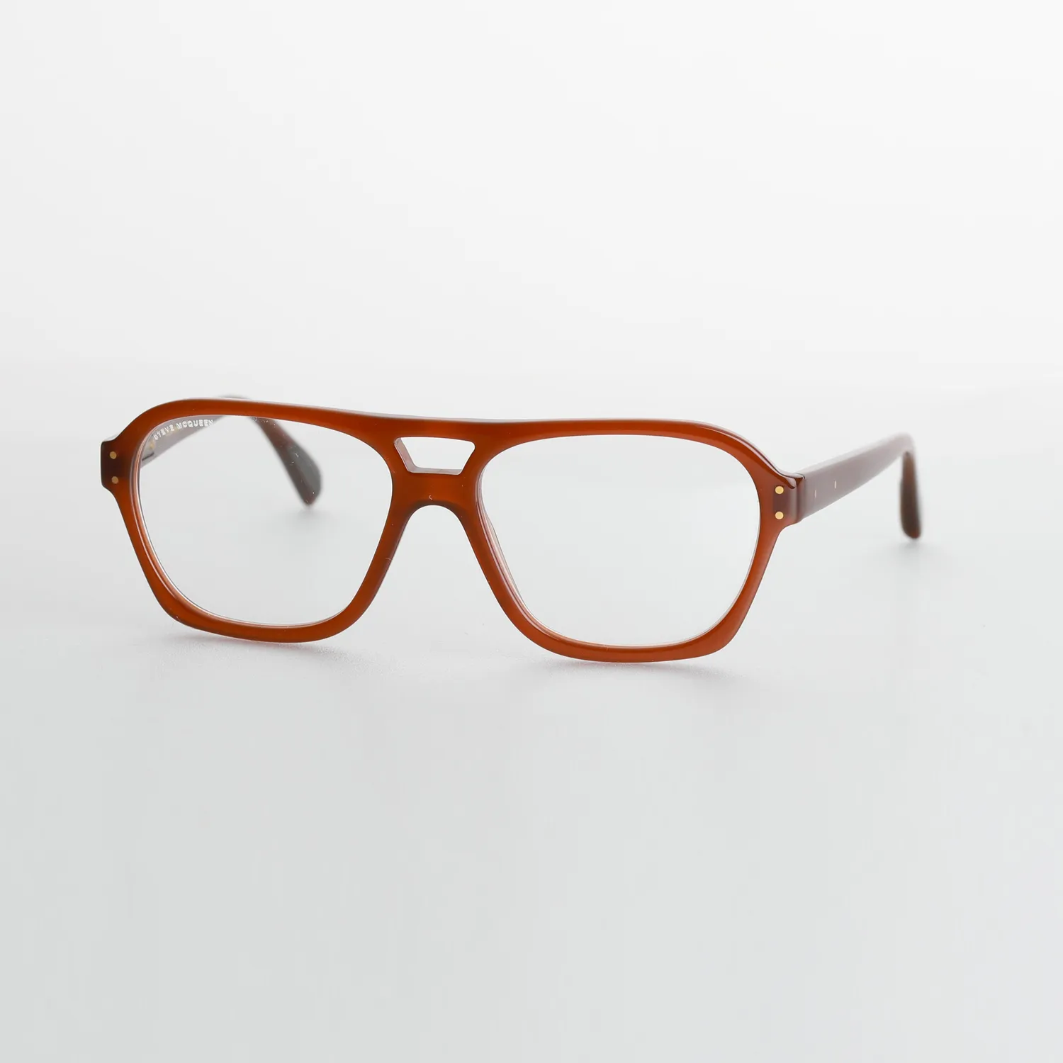 Steve McQueen Signature Bruce montatura aviatore marrone