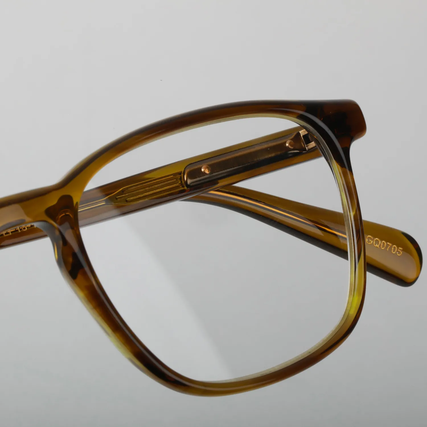 Steve McQueen Classic Texas occhiali da vista jaspe yellow khaki sottile